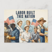 Happy Labor Day  Postcard Briefkaart (Voorkant)