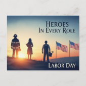 Happy Labor Day  Postcard Briefkaart (Voorkant)