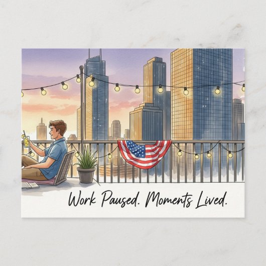 Happy Labor Day  Postcard Briefkaart (Voorkant)