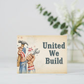 Happy Labor Day  Postcard Briefkaart (Staand voorkant)