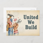 Happy Labor Day Postcard Briefkaart (Voorkant / Achterkant)