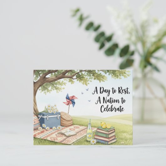 Happy Labor Day  Postcard Briefkaart (Staand voorkant)