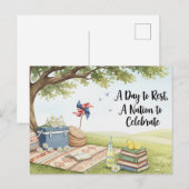 Happy Labor Day  Postcard Briefkaart (Voorkant / Achterkant)