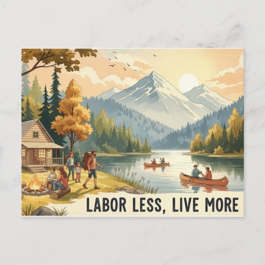 Happy Labor Day  Postcard Briefkaart (Voorkant)