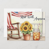 Happy Labor Day  Postcard Briefkaart (Voorkant / Achterkant)