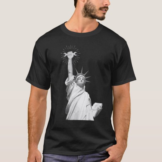 Happy Labor Day Shirt Statue of Liberty Labor Day  (Voorkant)