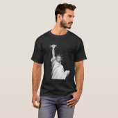 Happy Labor Day Shirt Statue of Liberty Labor Day  (Voorkant volledig)