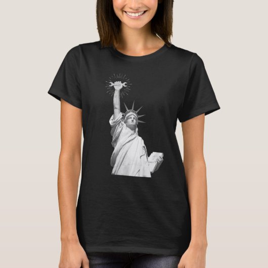 Happy Labor Day Shirt Statue of Liberty Labor Day (Voorkant)