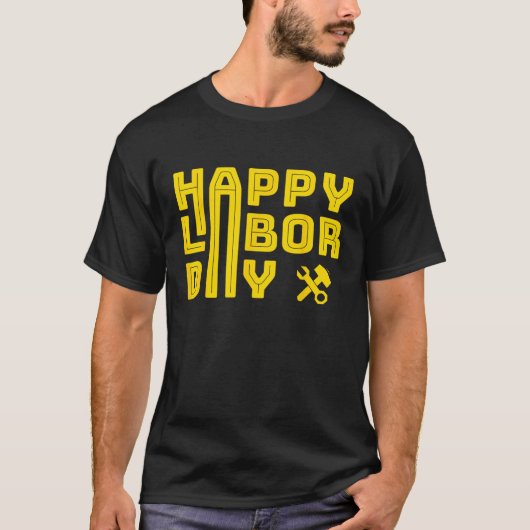 Happy Labor Day T-shirt (Voorkant)