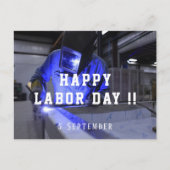 Happy Labour Day 5 september Briefkaart (Voorkant)