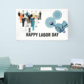 Happy Labour Day America Spandoek (Beurs)