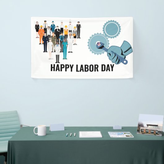 Happy Labour Day America Spandoek (Beurs)