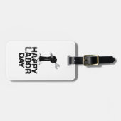 Happy Labour Day Bagagelabel (Voorkant horizontaal)