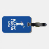 Happy Labour Day Bagagelabel (Achterkant horizontaal)