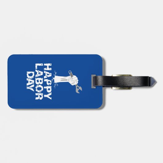 Happy Labour Day Bagagelabel (Achterkant horizontaal)