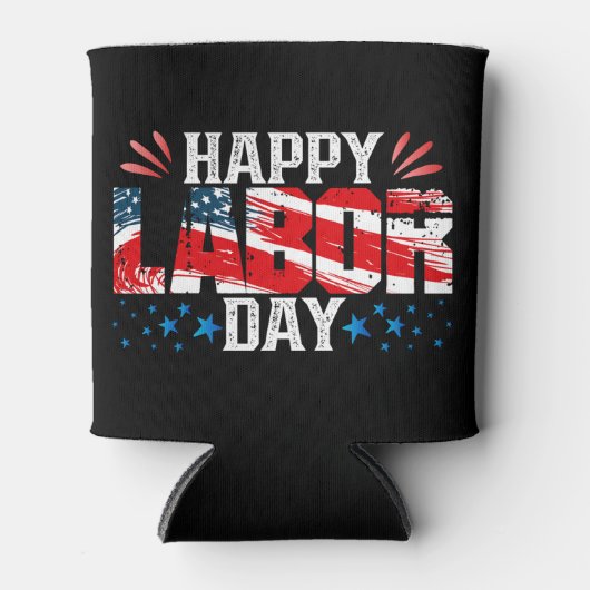 Happy Labour Day Blikjeskoeler (Voorkant)