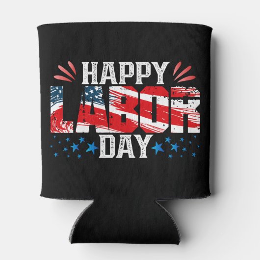 Happy Labour Day Blikjeskoeler (Achterkant)