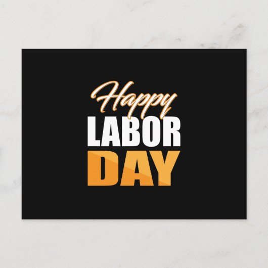 Happy Labour Day Briefkaart (Voorkant)