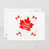 Happy Labour Day Briefkaart (Voorkant / Achterkant)