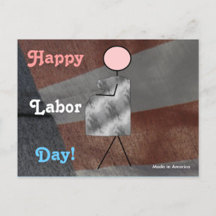 Happy Labour Day Briefkaart