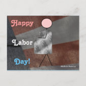 Happy Labour Day Briefkaart (Voorkant)