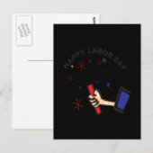 Happy Labour Day Briefkaart (Voorkant / Achterkant)