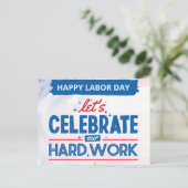 Happy Labour Day Briefkaart (Staand voorkant)