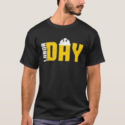 Happy Labour Day Engineer Union Worker Laborer T-shirt (Voorkant)