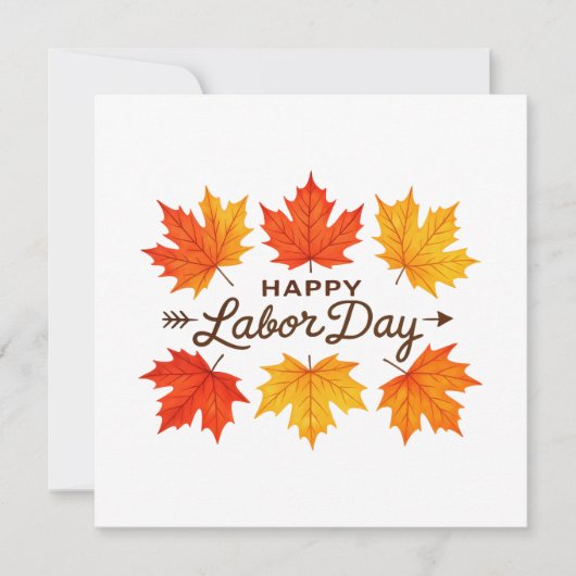 Happy Labour Day Feestdagenkaart (Voorkant)
