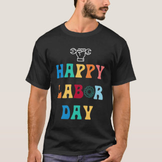 Happy Labour Day for Men Kinder T-shirt