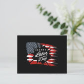 Happy Labour Day Gift American Flag (Staand voorkant)