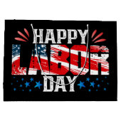 Happy Labour Day Groot Cadeauzakje (Achterkant)