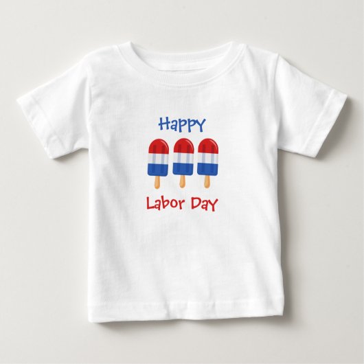Happy Labour Day ice poppen peuter-T-shirt (Voorkant)