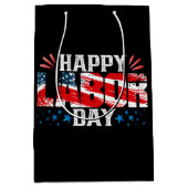 Happy Labour Day Medium Cadeauzakje (Voorkant)