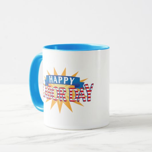 Happy Labour Day Mok (Voorkant links)