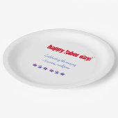 Happy Labour Day Paper-Borden Papieren Bordje (Gekanteld)