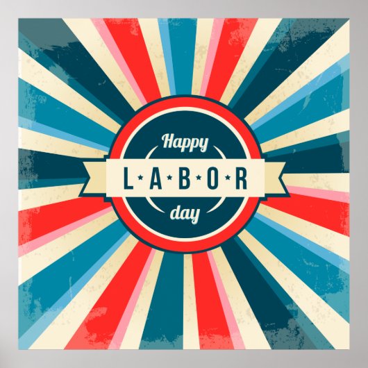 Happy Labour Day Poster (Voorkant)