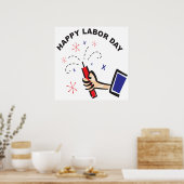Happy Labour Day Poster (Keuken)