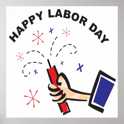Happy Labour Day Poster (Voorkant)
