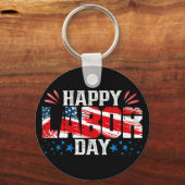 Happy Labour Day Sleutelhanger (Voorkant)
