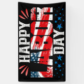 Happy Labour Day Spandoek (Verticaal)