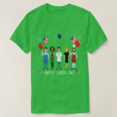 Happy Labour Day T-shirt (Design voorkant)