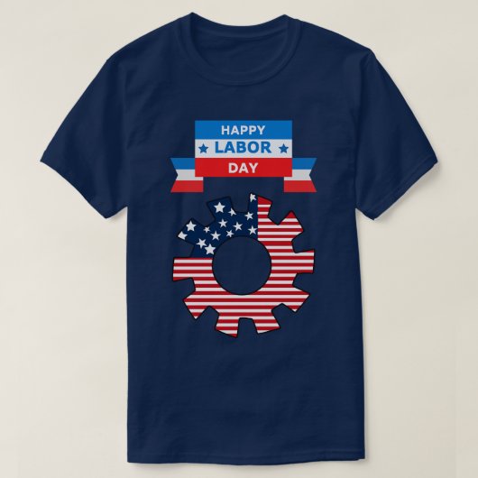 Happy Labour Day T-shirt (Design voorkant)