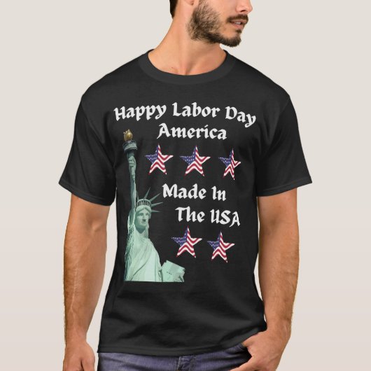 Happy Labour Day T-Shirt (Voorkant)