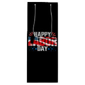 Happy Labour Day Wijn Cadeautas (Voorkant)