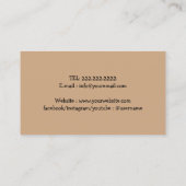 Happy Labrador Hond Wandelen & Pet Sitter Donker G Visitekaartje (Achterkant)