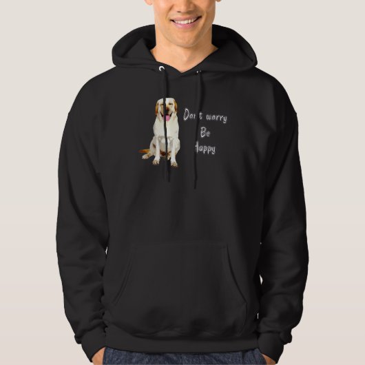 Happy Labrador Hoodie (Voorkant)