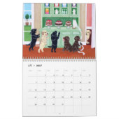 Happy Labradors Fun Life Calendar 2018 Kalender (Mar 2027)