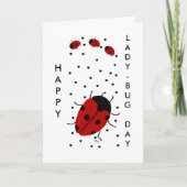 HAPPY LADY-BUG DAY KAART (Voorkant)