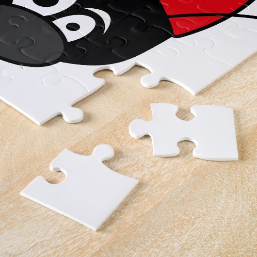 Happy Lady Bug Legpuzzel (Zijkant)